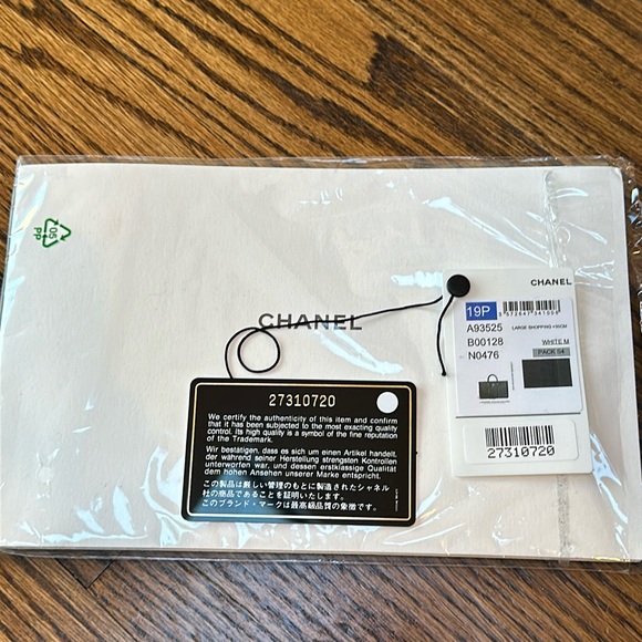 Chanel Denim Quilted Large Coco Handle Shopping Tote Blue - Picture 11 of 14